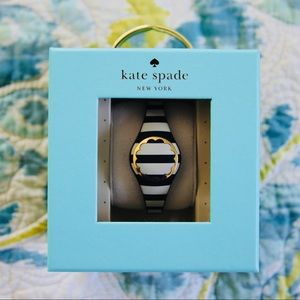 Kate Spade Scallop B & W Striped Activity Tracker
