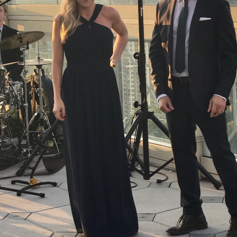 Bill levkoff bridesmaid dress style 1274 navy