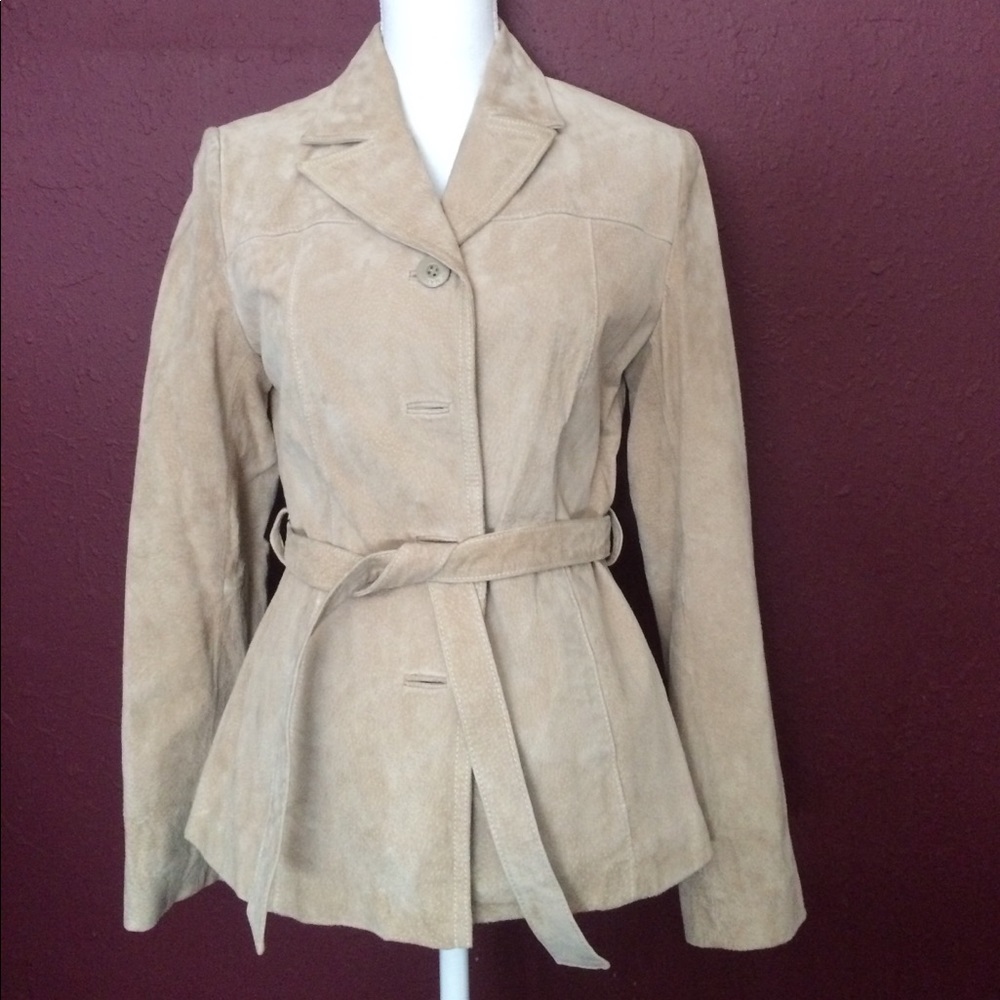 Cream Wilson Leather Jacket