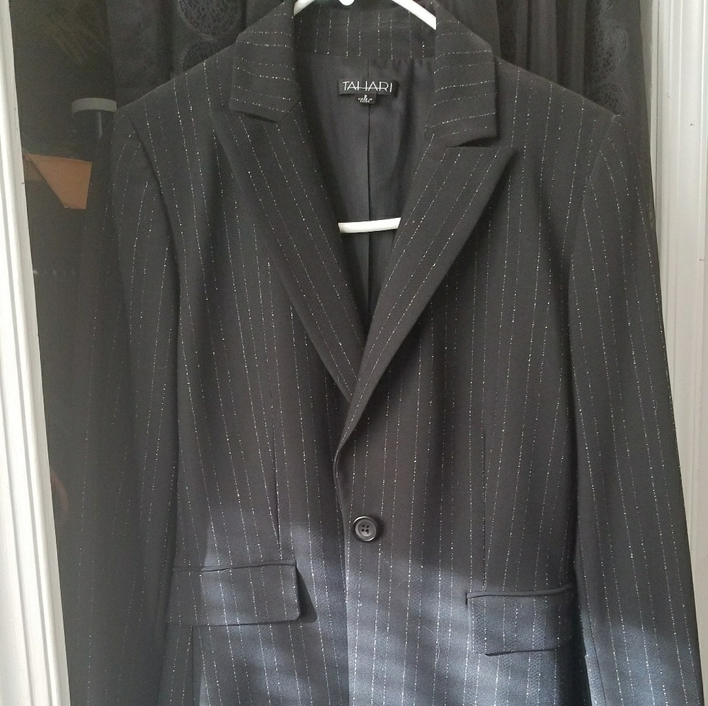 Woman Black suit