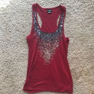 Sparkly sequined tank
