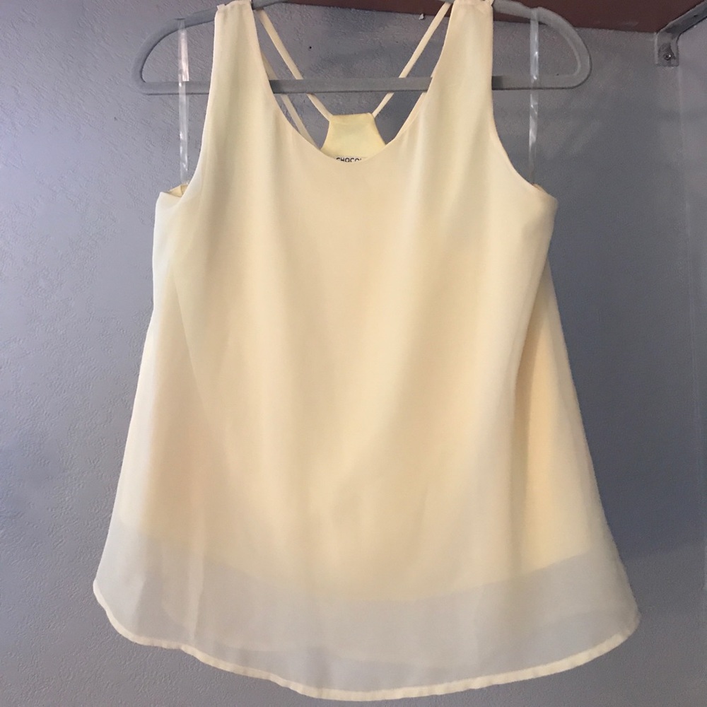 Yellow tank top