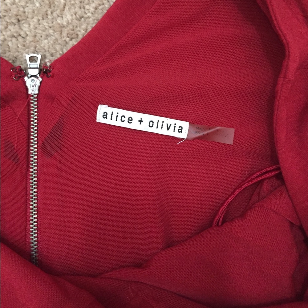 Alice and Olivia red dress - Picture 2 of 2