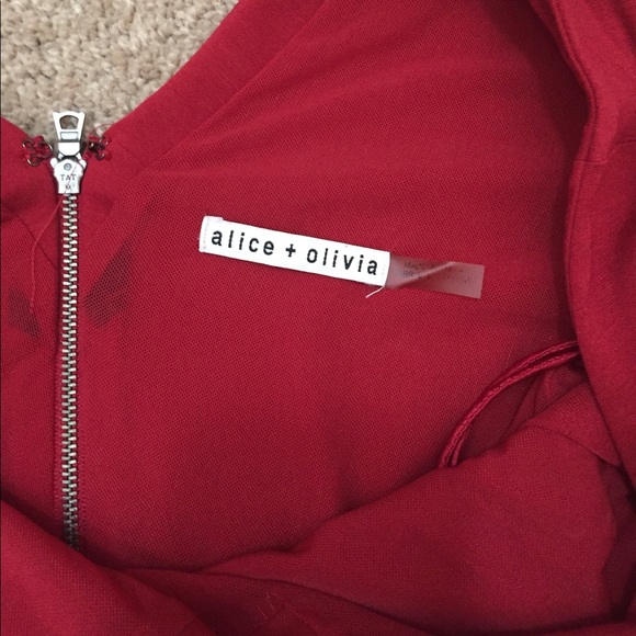 Alice and Olivia red dress - Picture 2 of 2