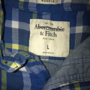 Abercrombie button up long sleeve shirt.