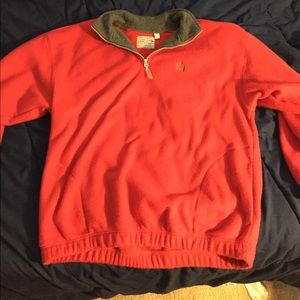 Super Soft Red Bugle Boy Snow Fleece