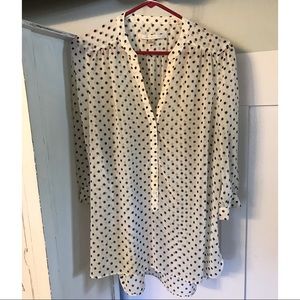 Lauren Conrad Polka Dot Blouse