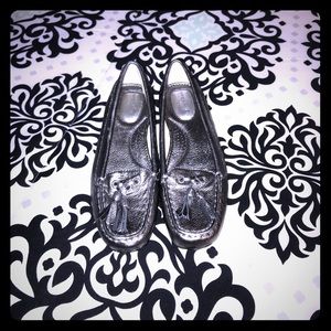 SPERRY Top-Siders In Metallic Silver ⭐️