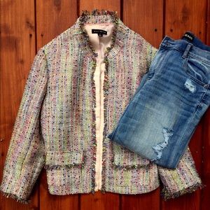Super Cute Multicolor Tweed Blazer
