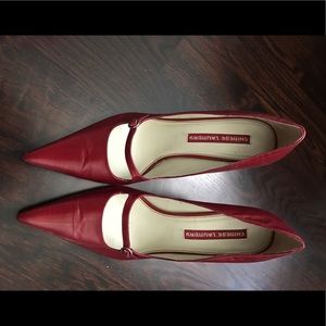 Chinese Laundry red leather pumps size 9.5