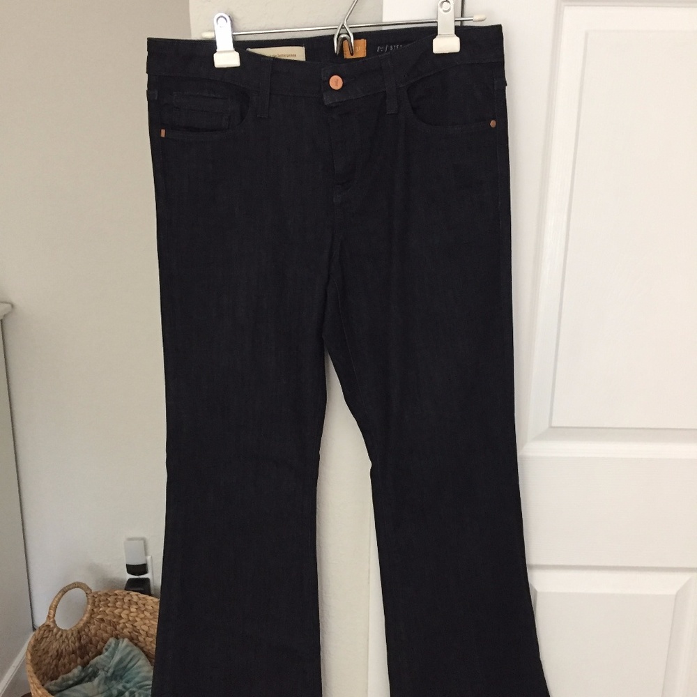 Pilcro Anthropologie Stet Fit Wide Leg Jeans