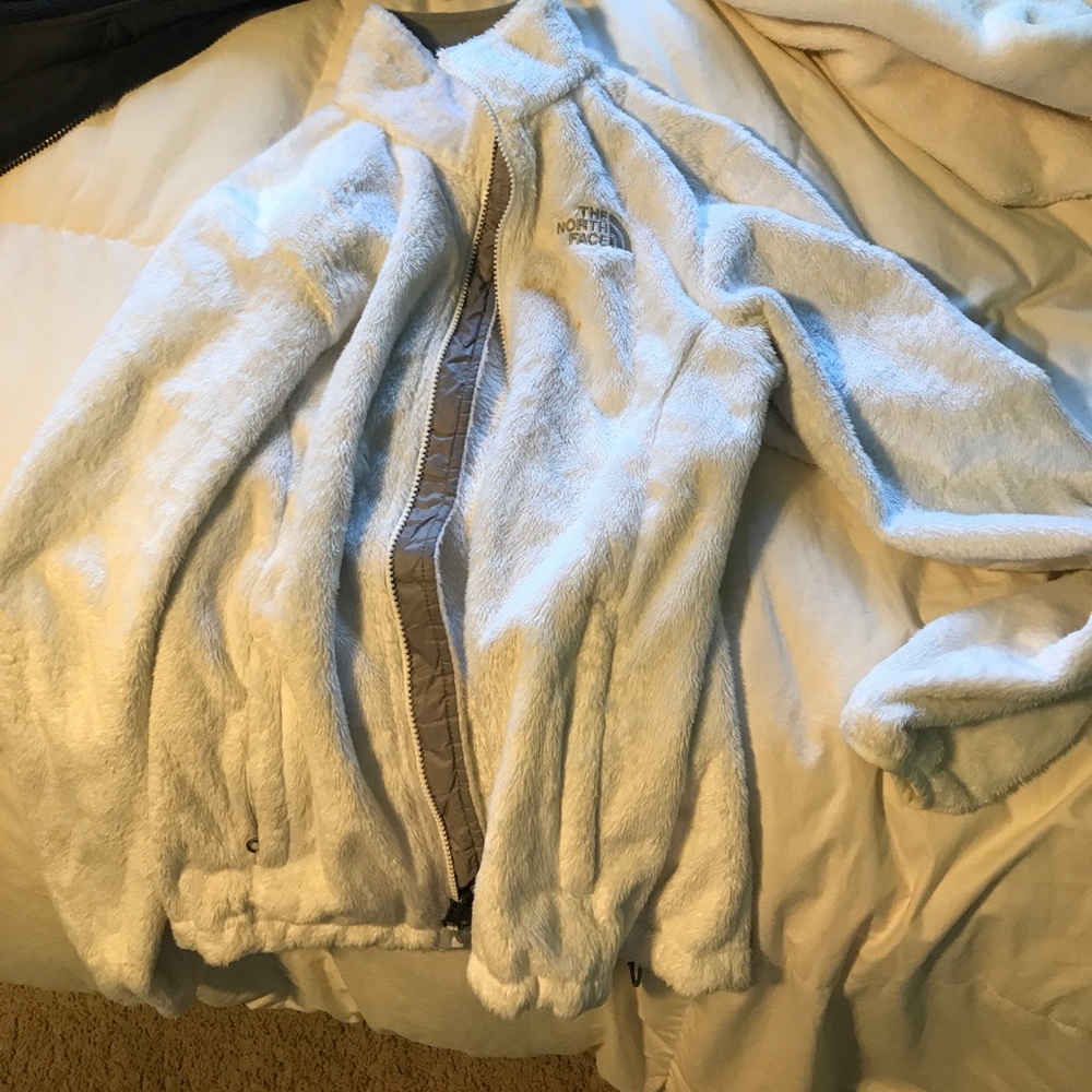 White North Face jacket!
