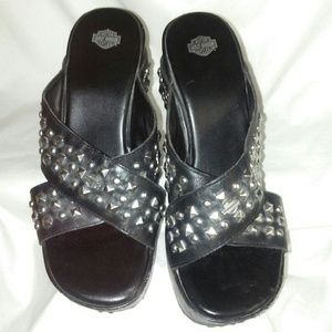 Harley-Davidson wedges size 7