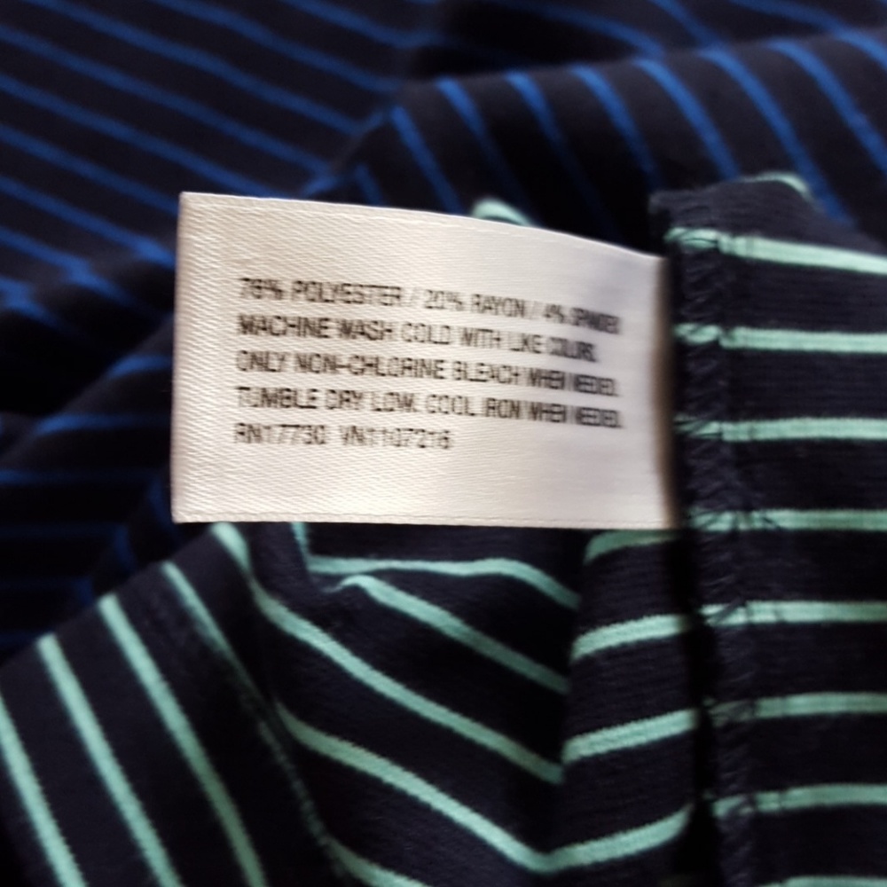 Merona navy striped dress - Picture 4 of 5