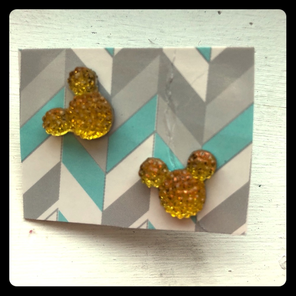 Retro  Mickey Mouse Earrings - Handmade