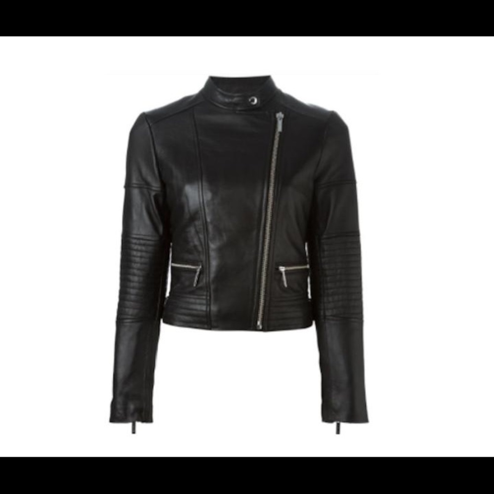 Michael Kors Black Leather Jacket