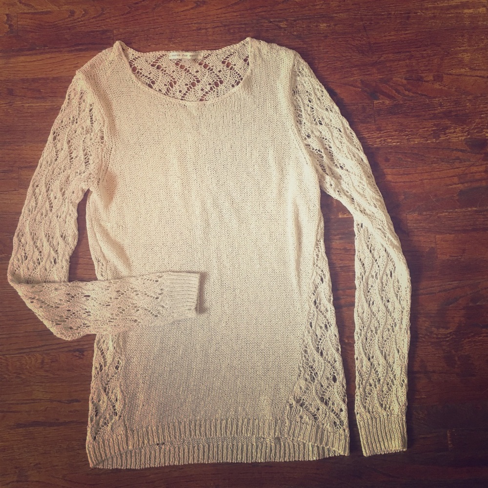 Cream sweater