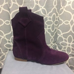 Purple Aldo Suede Boots
