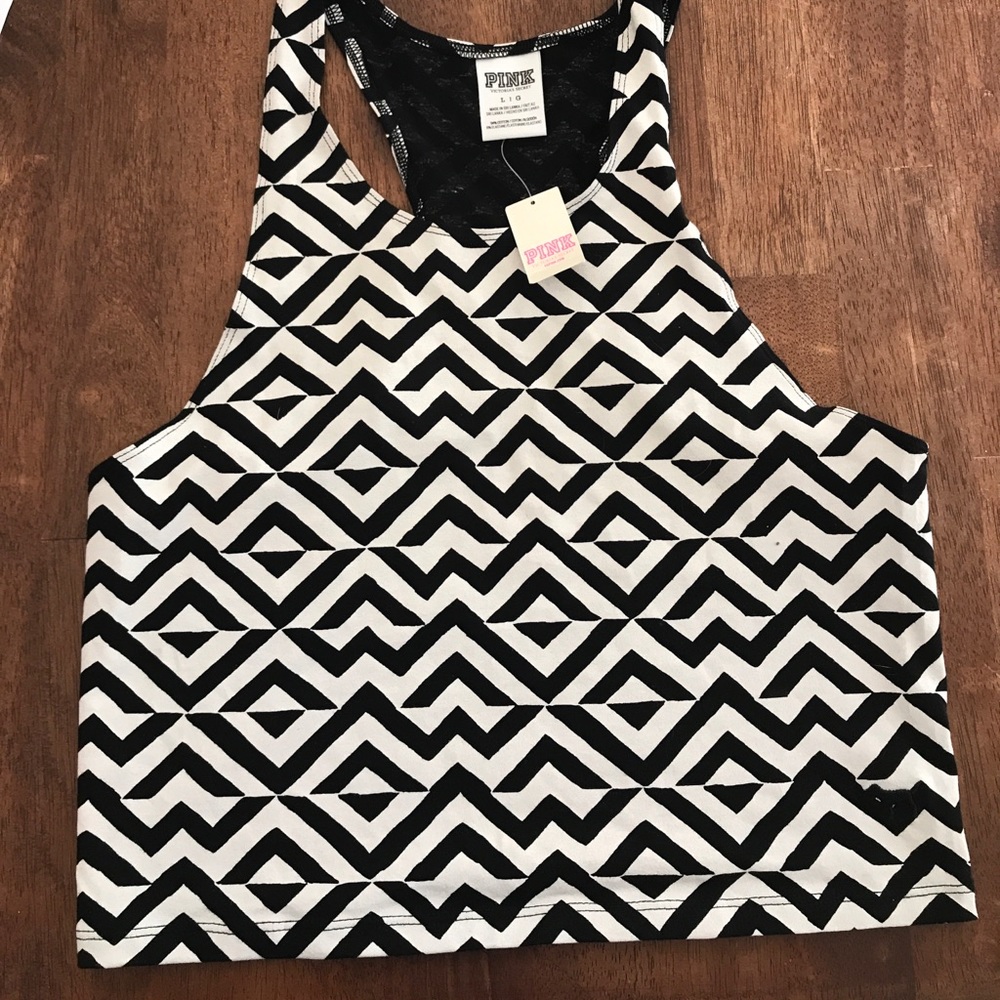 White black Crop top