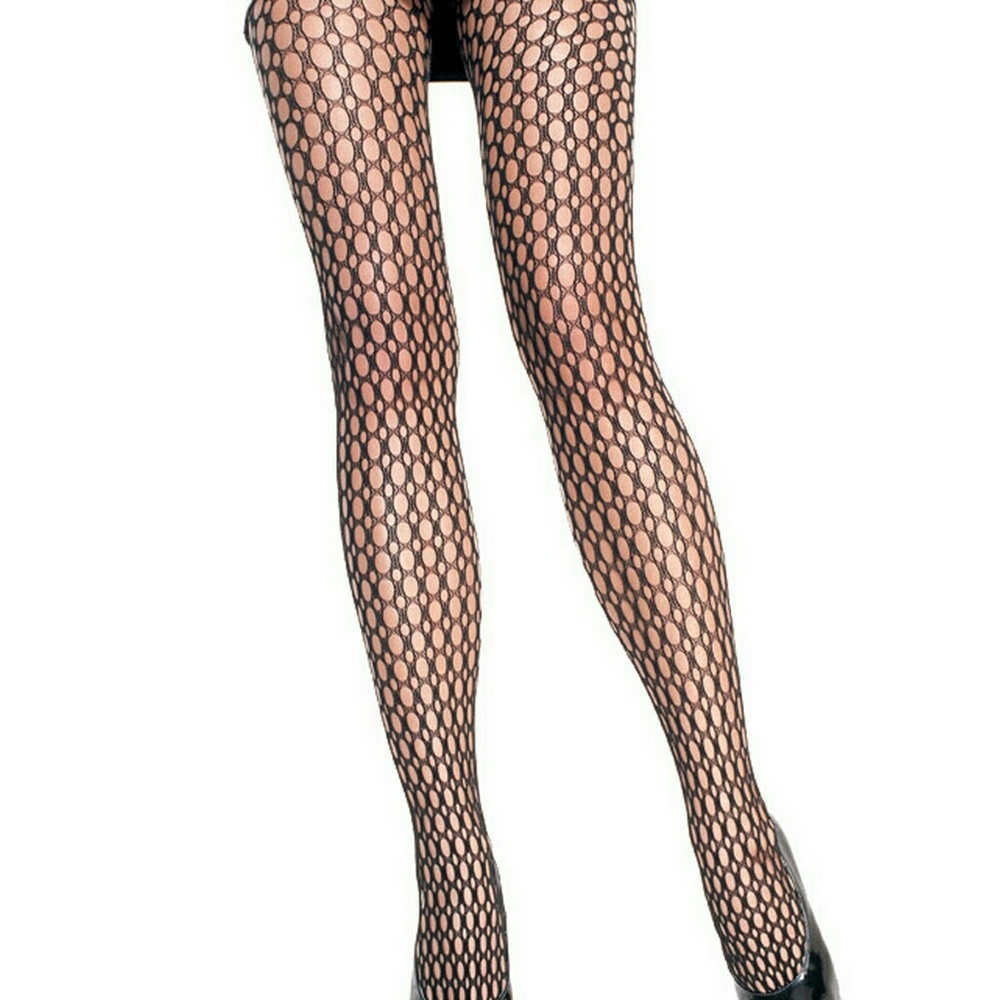 Funky Large Net Spandex Crochet Style Tights