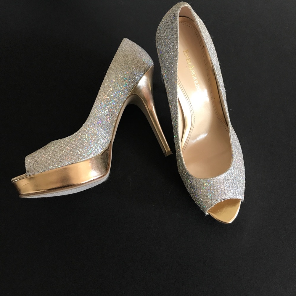 Gorgeous Enzo Angiolini sparkly heels