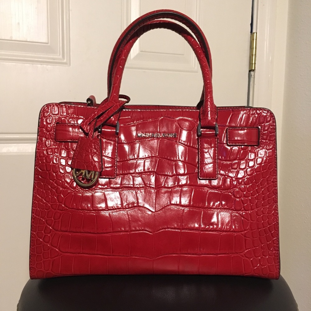MICHAEL KORS Leather East West Satchel Bag