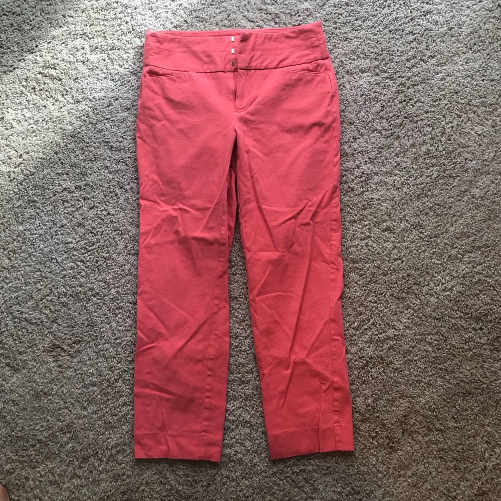 Pink crop pants