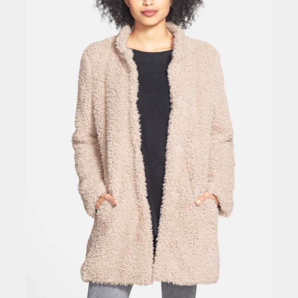 Kenneth Cole Faux Fur Coat