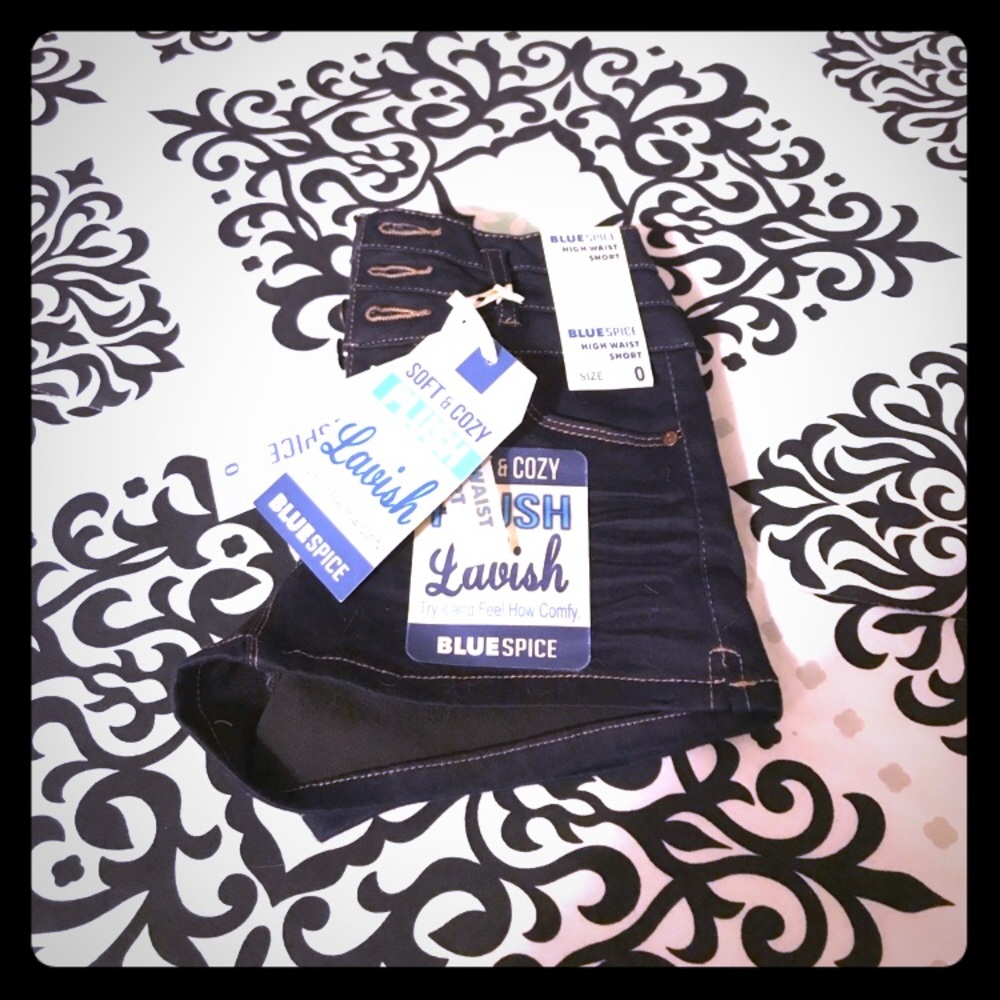 Blue Spice High Waist Shorts Size 0.