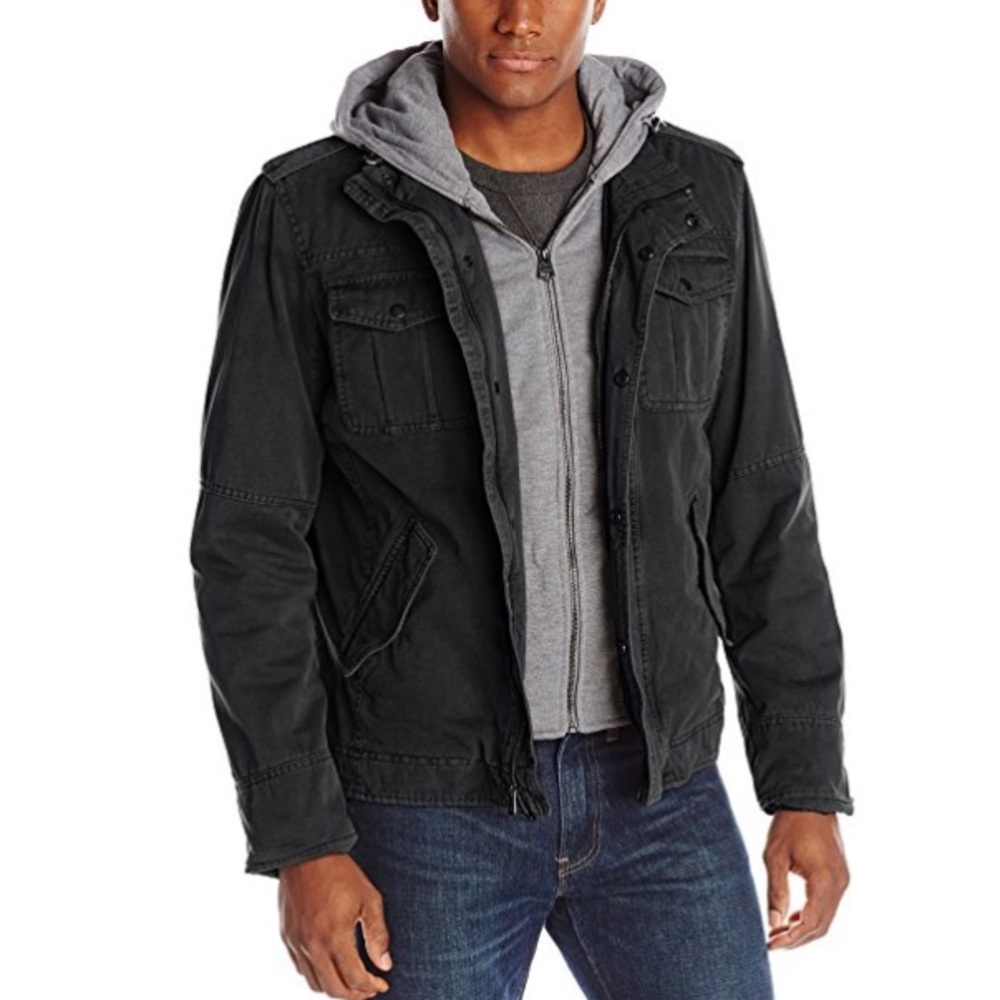 Levi's men's hooded denim jacket
