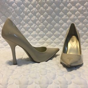Guess light tan high heels