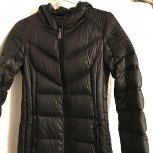 BCBG long women's down alternative jacket
