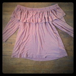 Off the shoulder top purchased through Stitch Fix