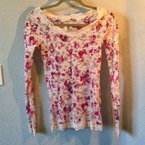 Free People Lace Top