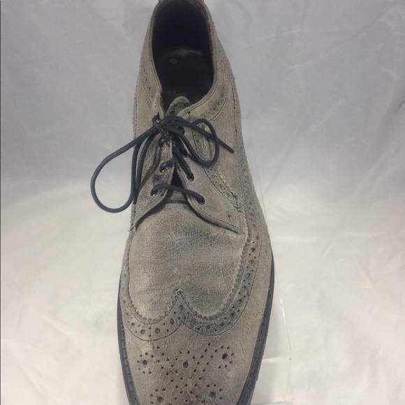 Allen Edmonds Aberdeen Gray lace up Oxfords Shoes - Picture 2 of 8