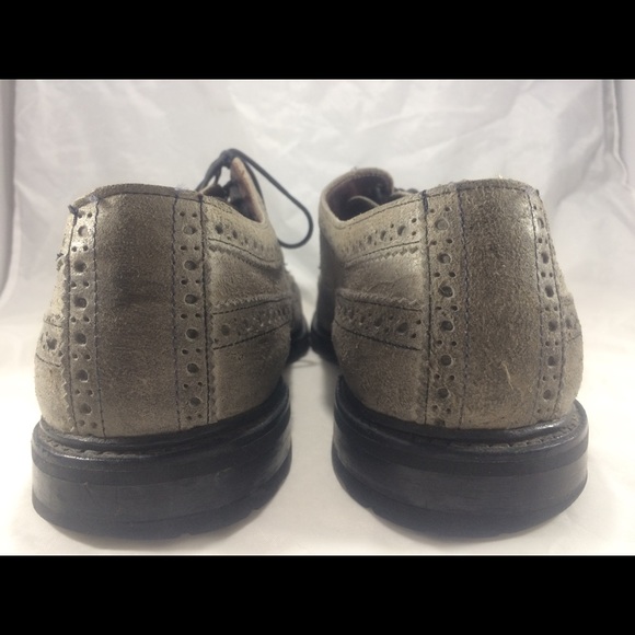 Allen Edmonds Aberdeen Gray lace up Oxfords Shoes - Picture 6 of 8