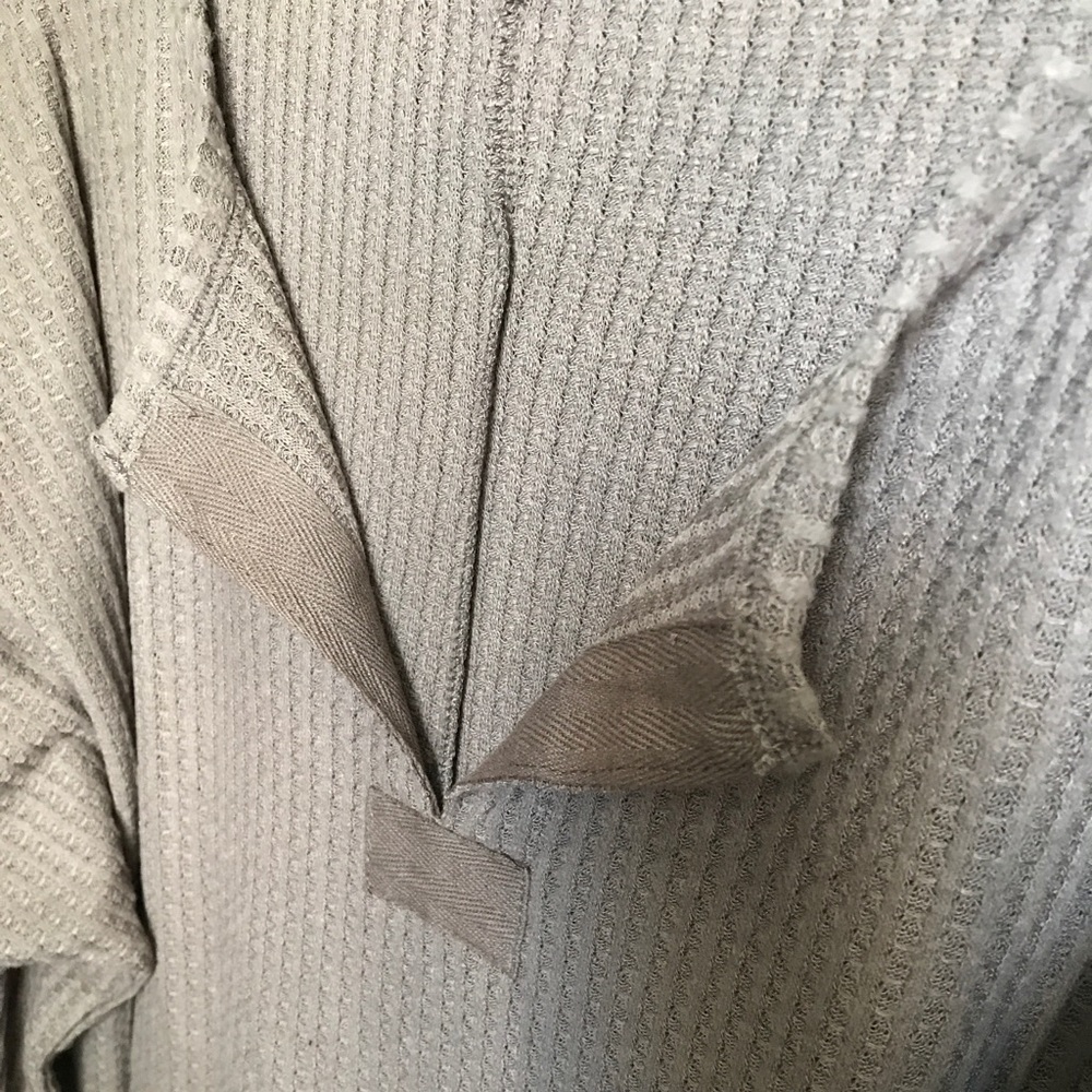 Last 1! Mocha Thermal Waffle Tunic - Picture 4 of 5