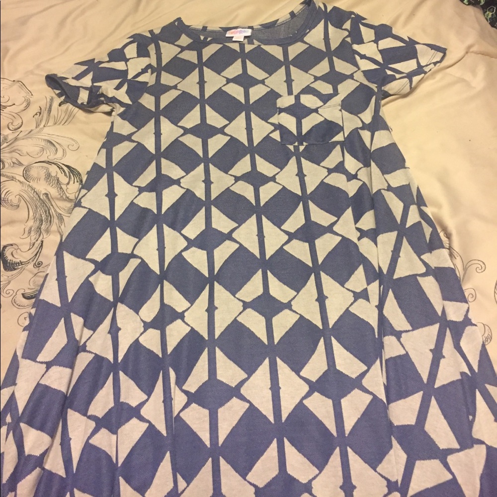 Lularoe Carly Dress XXS Patterned