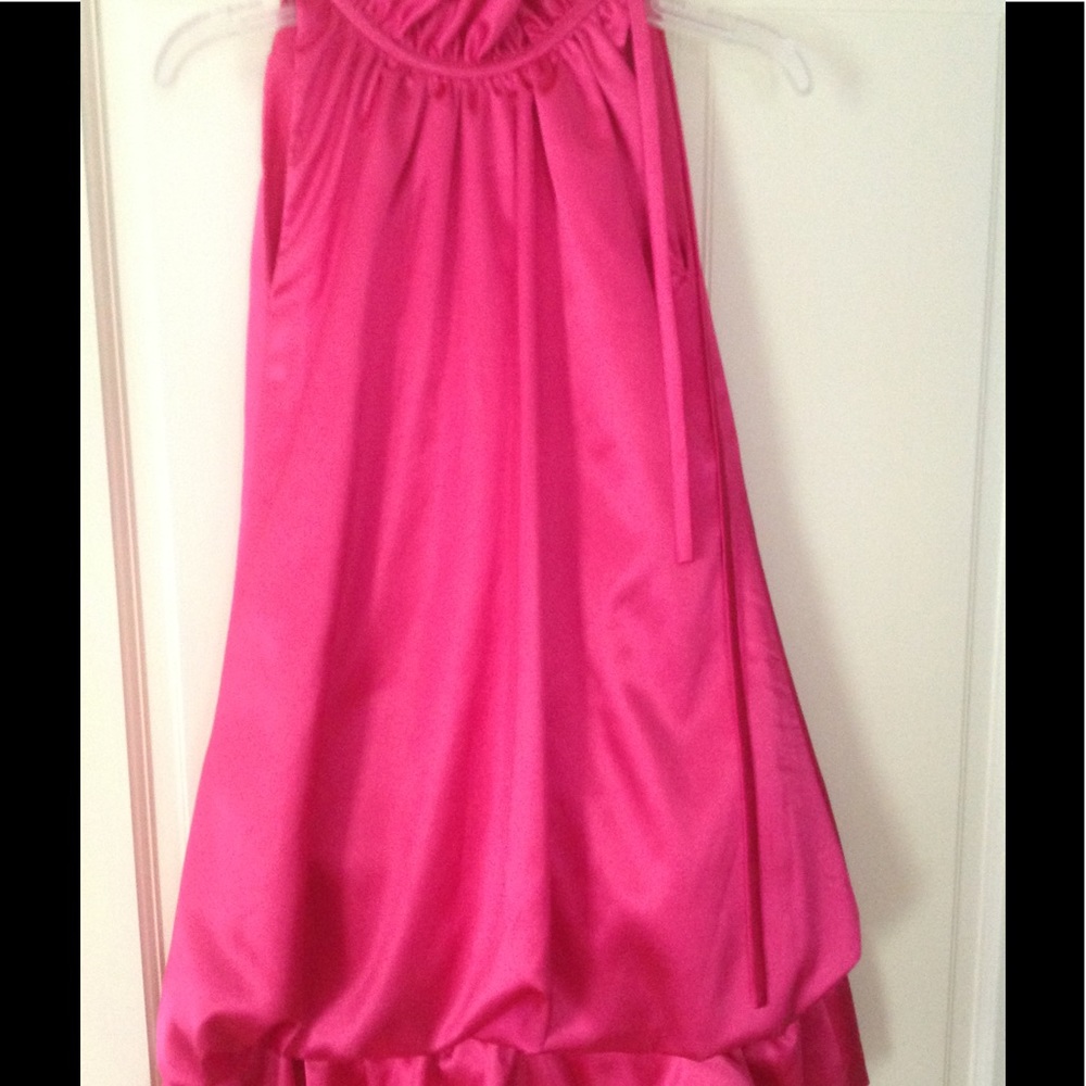 Joan calabrese hot pink girls dress, Sz 7