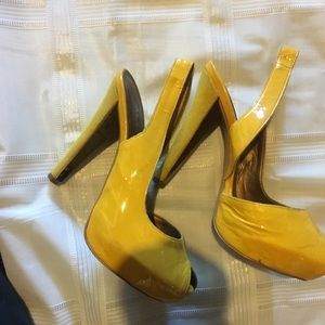 Yellow heels