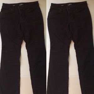 Purple Ann Taylor Boot-Cut Jeans