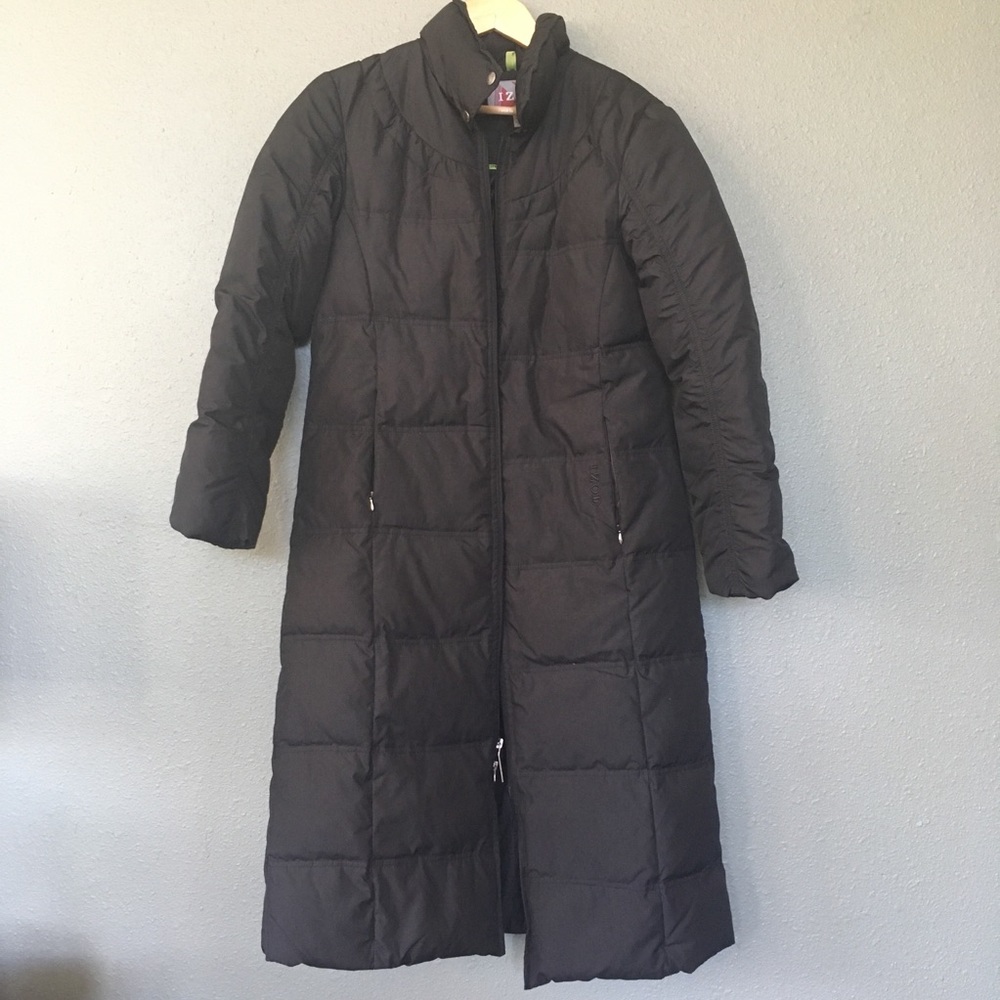 IZOD long down puffy coat