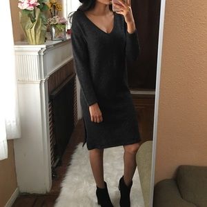 Long sleeve knit dress