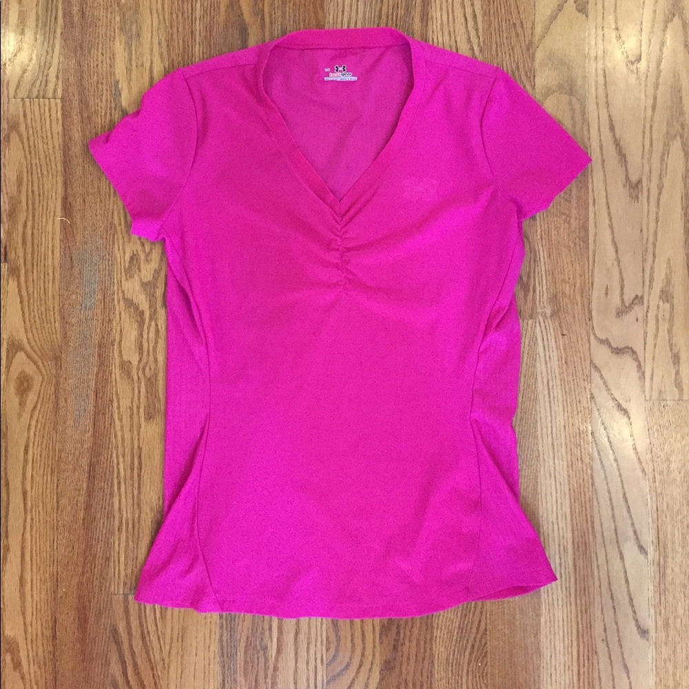 Under Armour pink short sleeve top