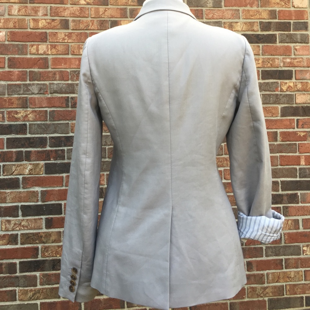 J. Crew schoolboy notched collar 2 button pockets - Picture 7 of 8