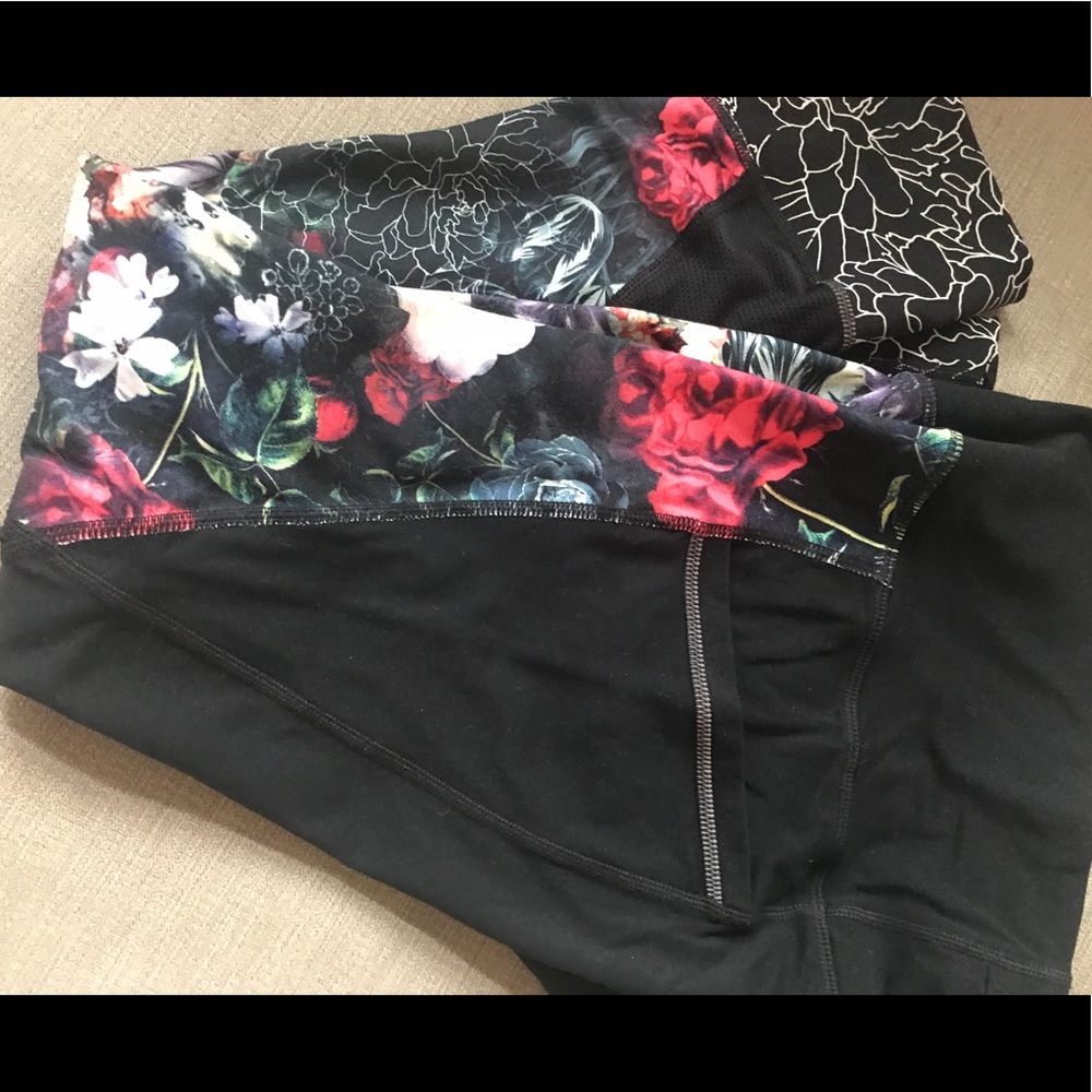 Athleta floral leggings