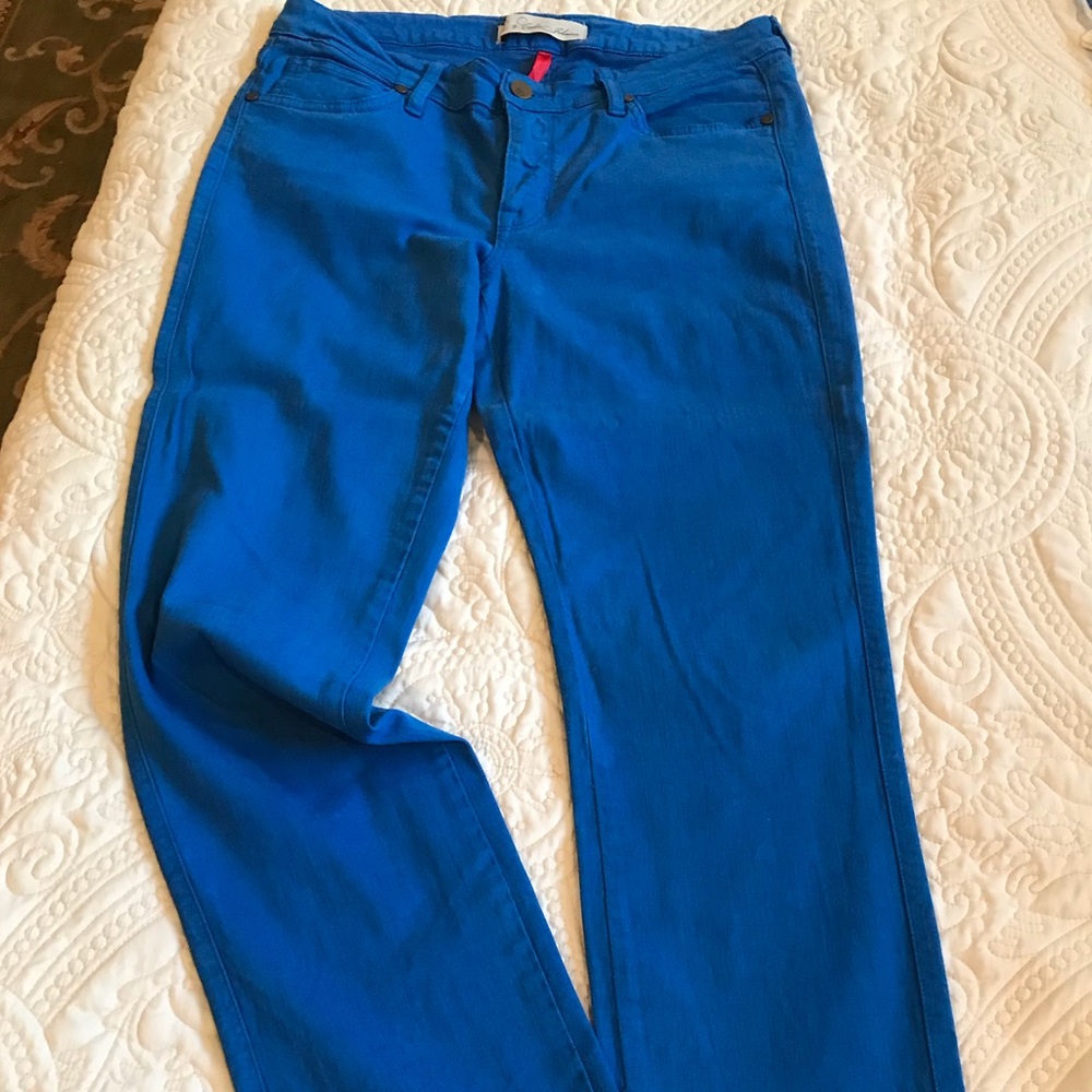 Beautiful bright blue jeans!