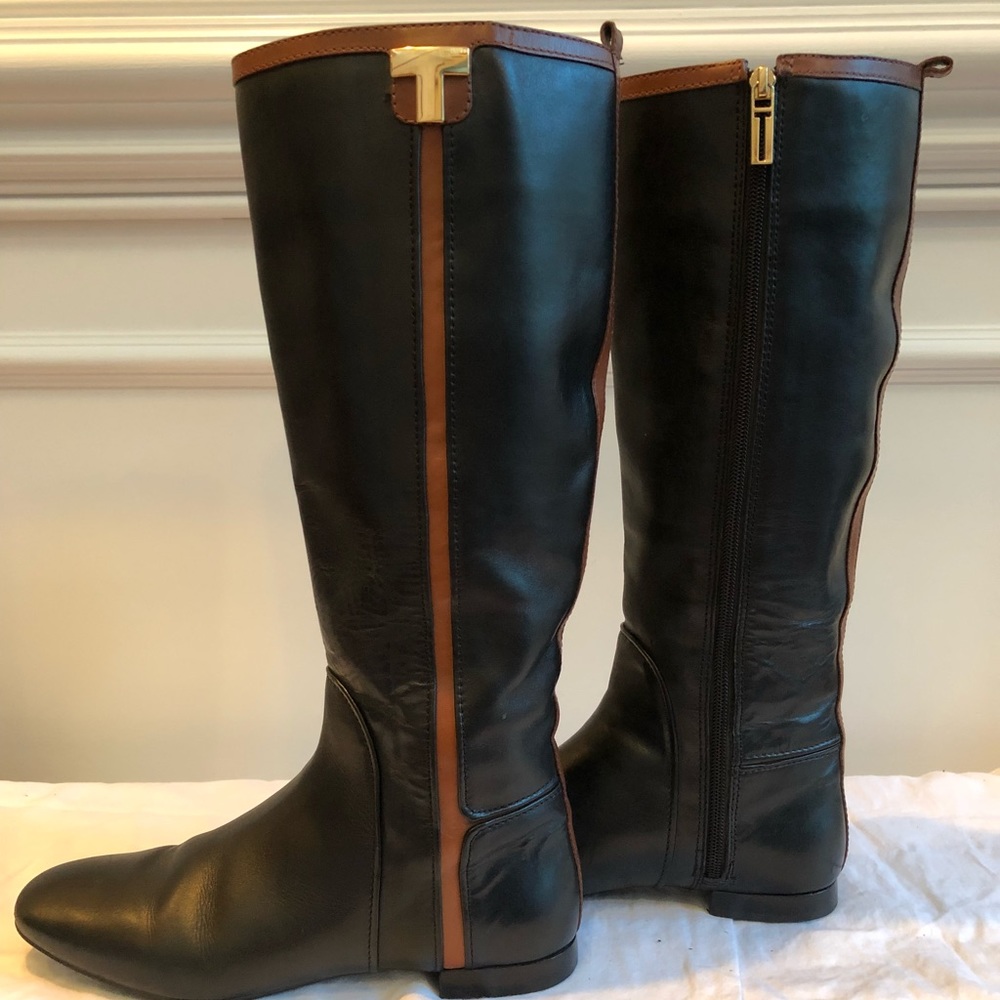 Tory Burch Leather Knee High Boot Size 8.5