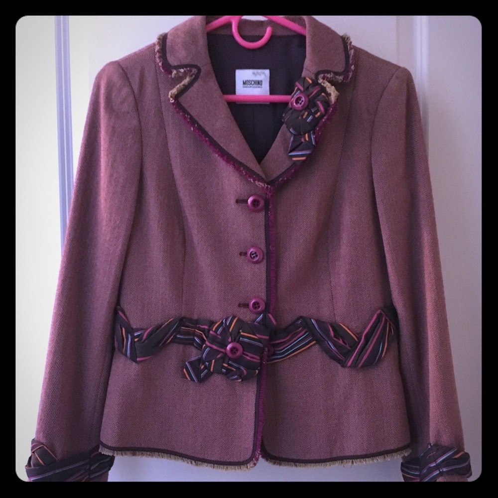 Moschino Cheap and Chic Herringbone Jacket