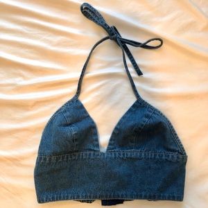 Emma & Sam Denim Bra Top